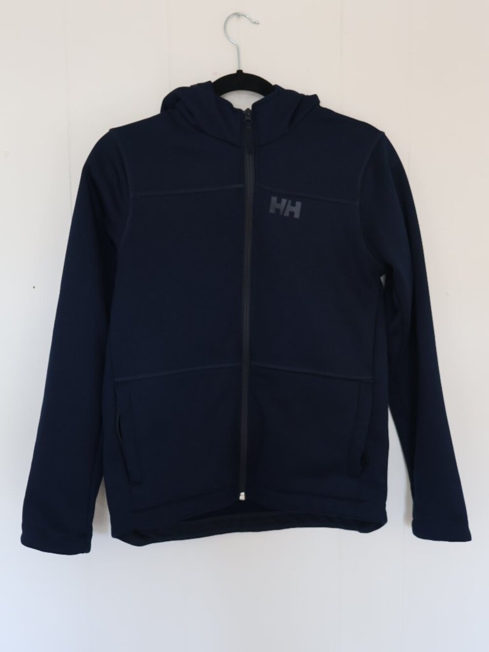 Helly Hansen Navy Full‎ Zip Fleece Hoodie (Youth XL (14 / 164)